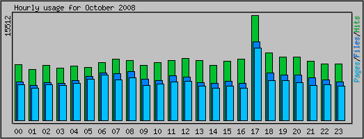 Hourly usage