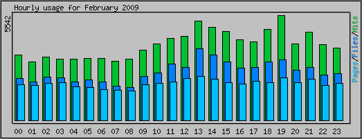 Hourly usage