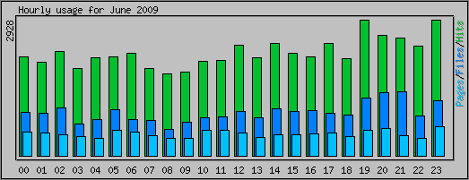 Hourly usage