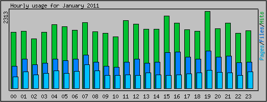 Hourly usage